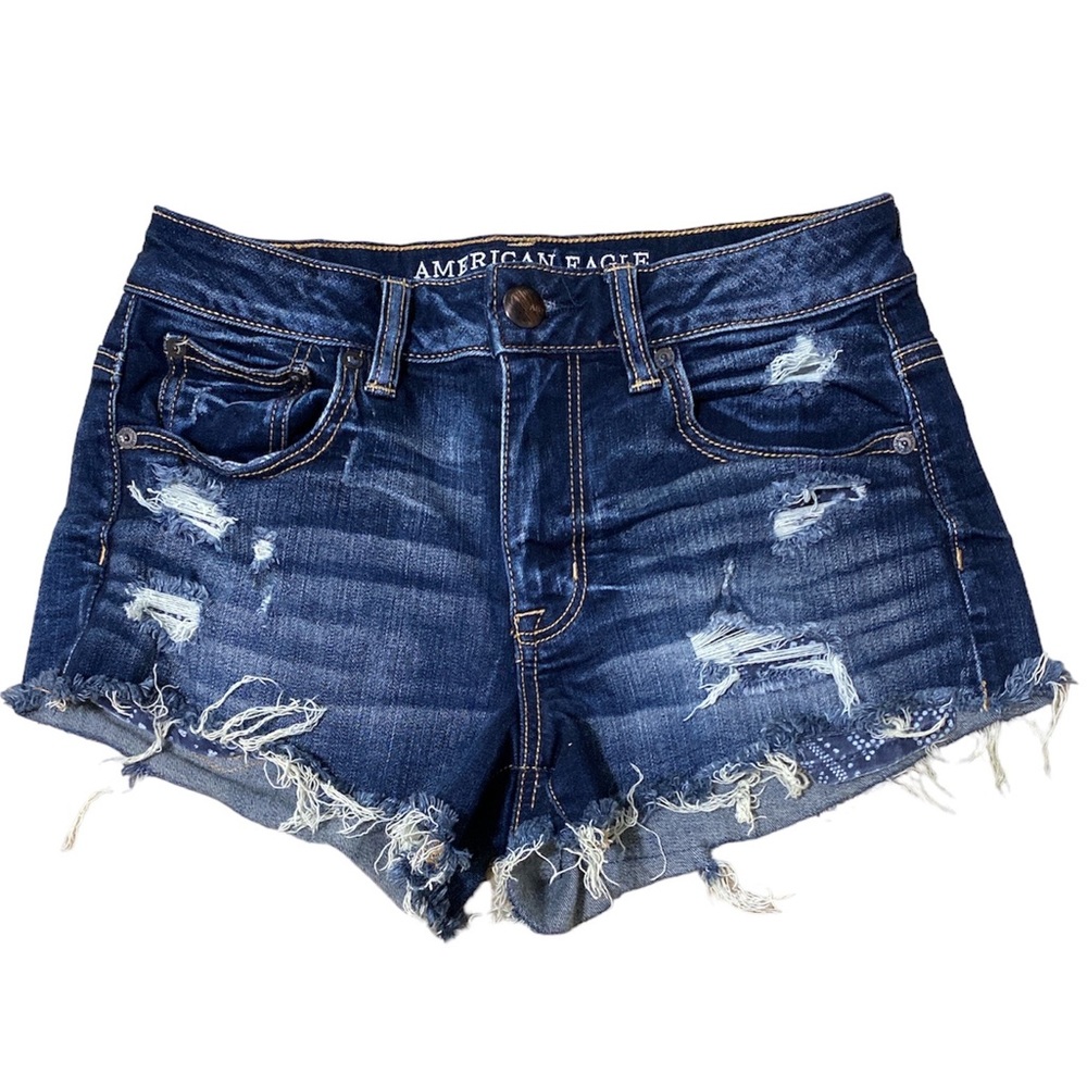 American Eagle Hi-Rise Festival Shorts